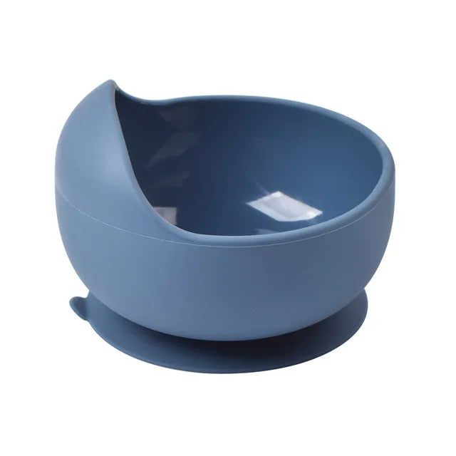 Baby silicone suction bowl