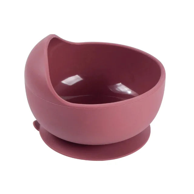 Baby silicone suction bowl